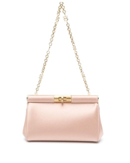 Dolce & Gabbana Pink Marlene Small Tote Bag