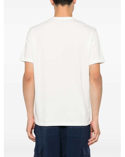KENZO White Tiger-Print T-Shirt for men