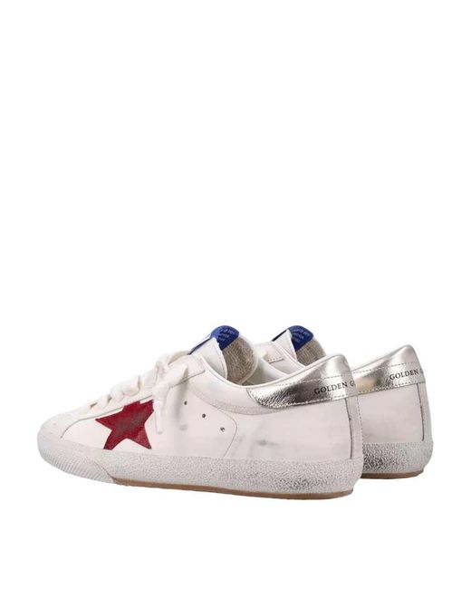 Golden Goose Deluxe Brand Pink Super Star Leather Upper Suede Star Laminated Heel for men