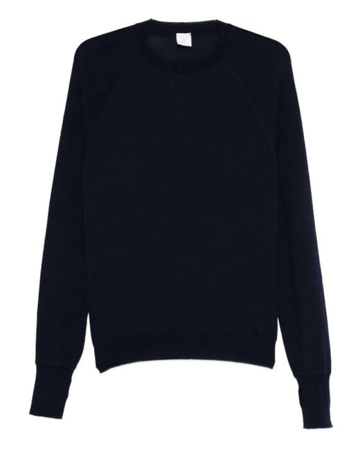 Eleventy Blue Crewneck Sweater for men