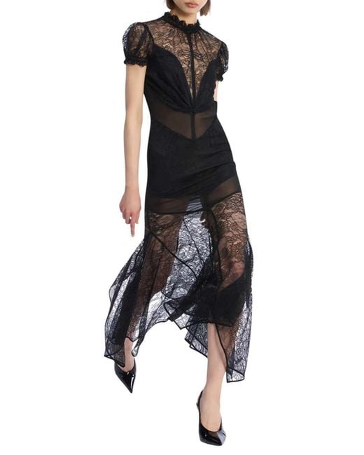 The Attico Black Midi Dress