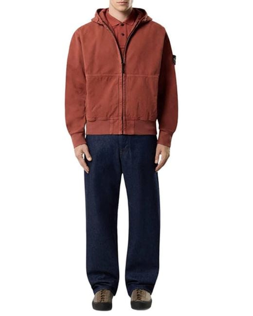 Stone Island Blue Loose-Fit Jeans for men
