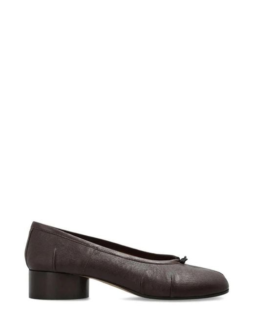 Maison Margiela Brown Tabi Ballet Flats