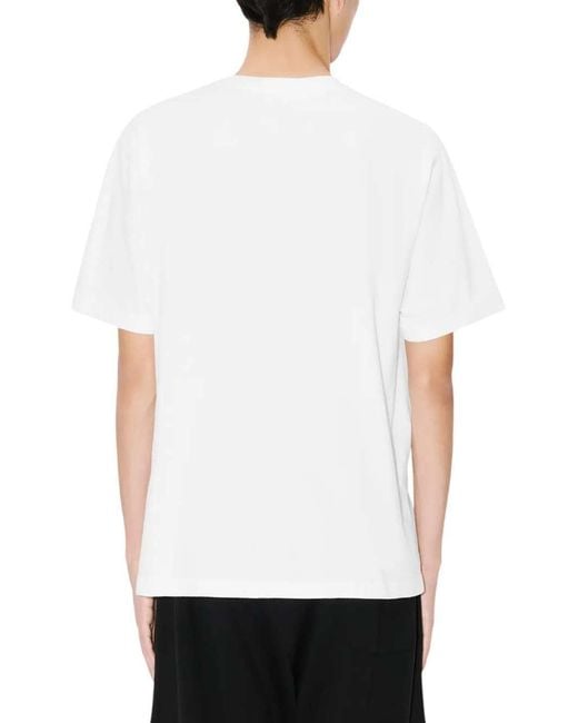 KENZO White "Lunar New Year" Embroidered Cotton T-Shirt for men