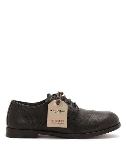 Dolce & Gabbana Brown Leather Derby for men