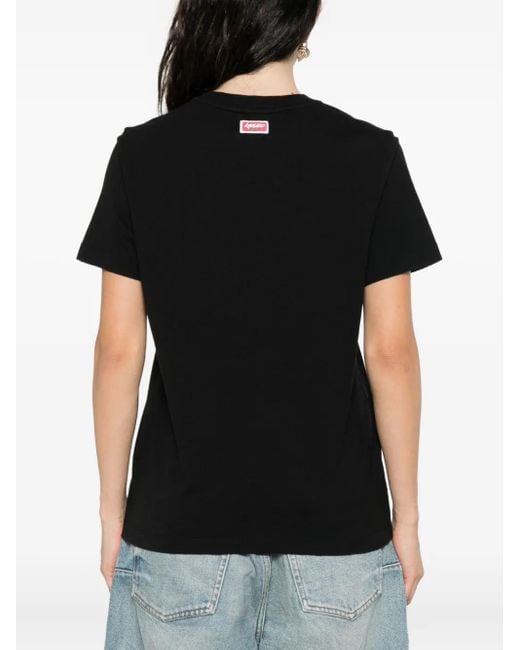 KENZO Black Boke-Flower Paris T-Shirt