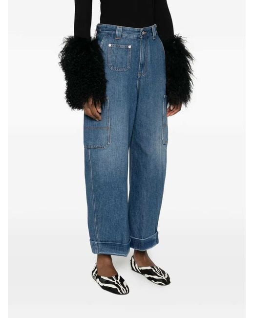 Givenchy Blue Cocoon Jeans
