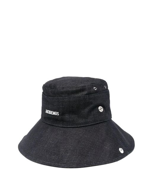 Cappello Bucket The De-Nîmes di Jacquemus in Black