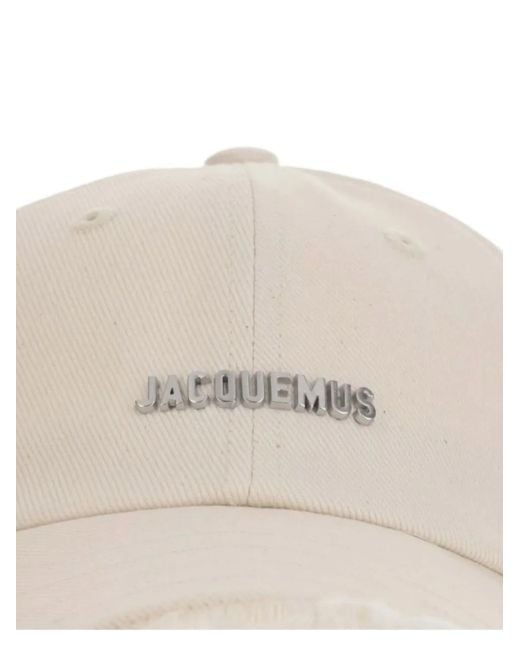Cappello Da Baseball Artichaut Con Orlo Effetto Vissuto-Donna di Jacquemus in White