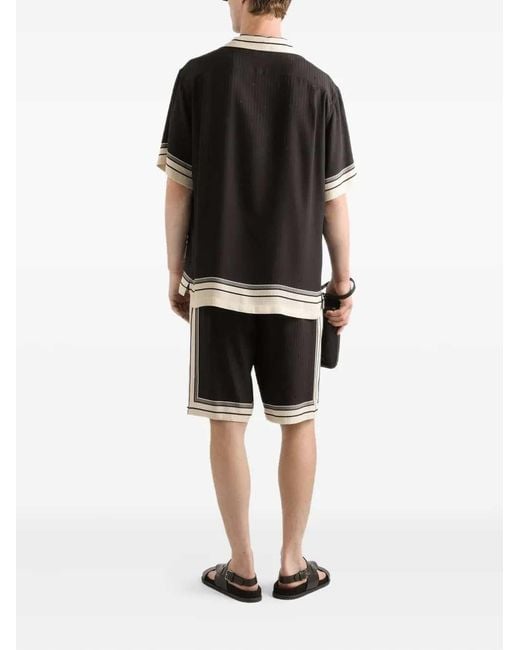 Dolce & Gabbana Black Dolce & Gabbana Drawstring Shorts for men