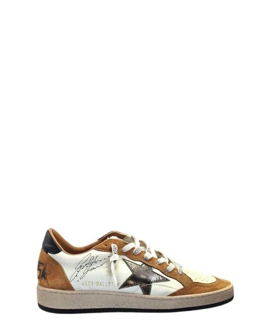 Golden Goose Deluxe Brand Multicolor Ballstar Nappa Suede Upper With Laminated Star Heel Toe A for men
