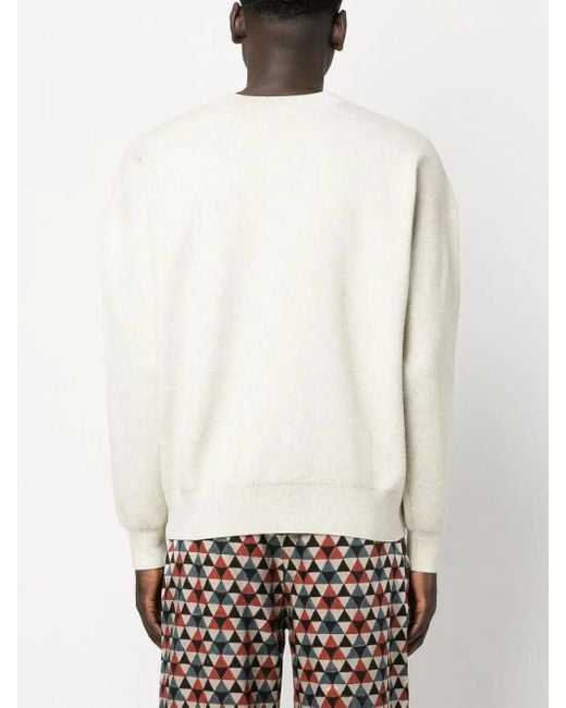 Isabel Marant White Atley Sweater for men