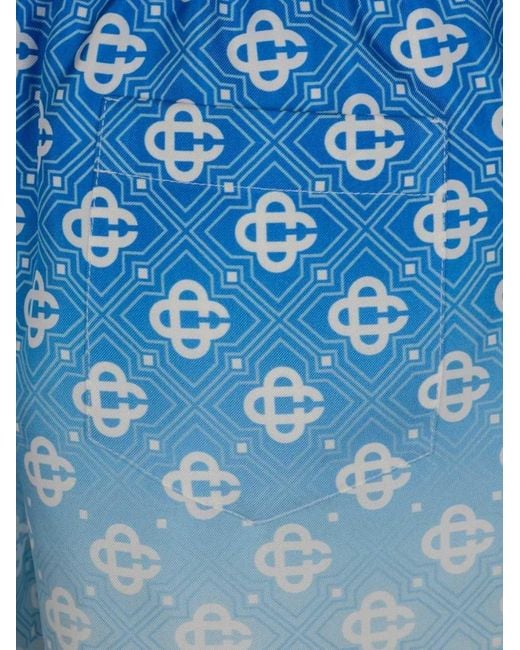 Casablanca Blue Diamond Monogram Shorts