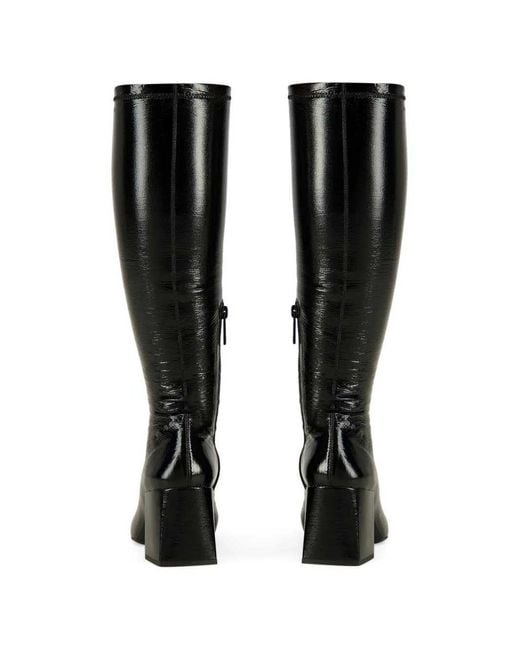 Courreges Black Re-Edition Ankle Boots
