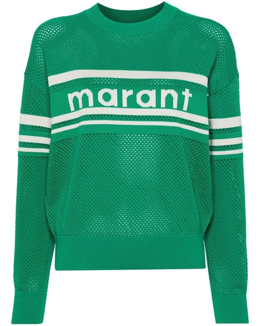 Maglione Traforato Arwen di Isabel Marant in Green