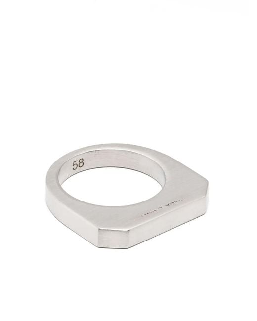 Rick Owens White Hollywood Ring