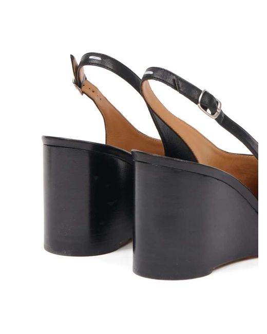 Maison Margiela Blue Leather Pumps