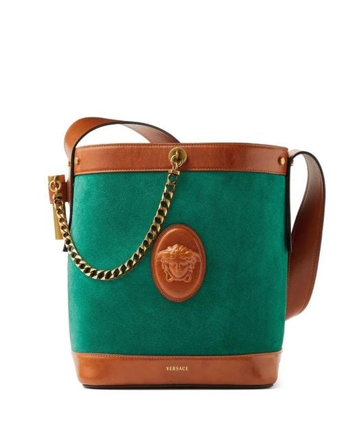 Borsa A Secchiello Piccola di Versace in Blue