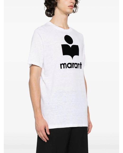 Isabel Marant White T-Shirt With Print for men
