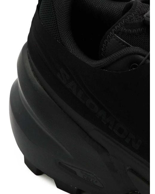 MM6 MAISON MARGIELA X SALOMON Black Mm6 Maison Margiela X Salomon Lace-Up Sneakers for men