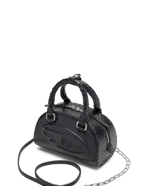 DIESEL Black 1Dr Dome Shoulder Bag