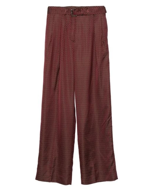 Dries Van Noten Purple Peaches Bis 2350 W.W. Pants Bur