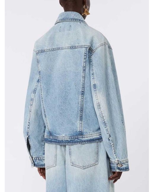 Sportmax Blue Two-Piece Denim Jacket
