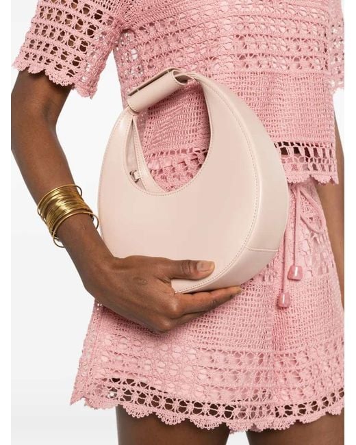 Staud Pink Tote Bag With Handle