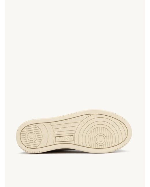 Autry White Platform Low Sneakers