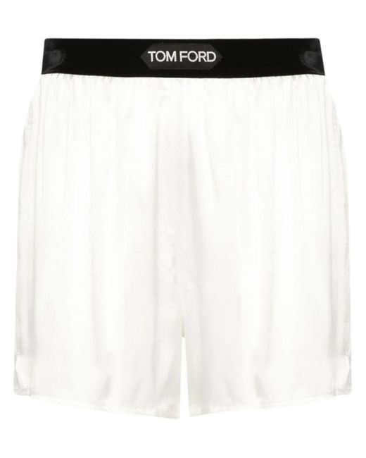 Shorts Con Dettagli di Tom Ford in Black