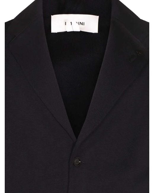 Lardini Blue Buttoned Blazer for men