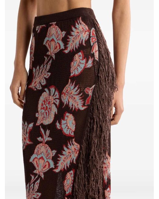 Gonna Lunga di Etro in Red