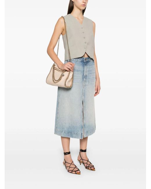 Stella McCartney Falabella Mini Tote Bag in Natural Lyst