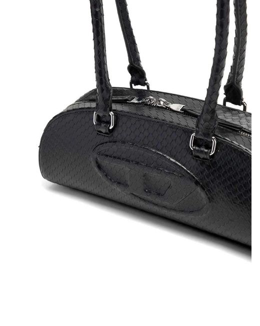 DIESEL Black 1Dr 2.0 1Dr Dome Shoulder Ew Shoulder Bag