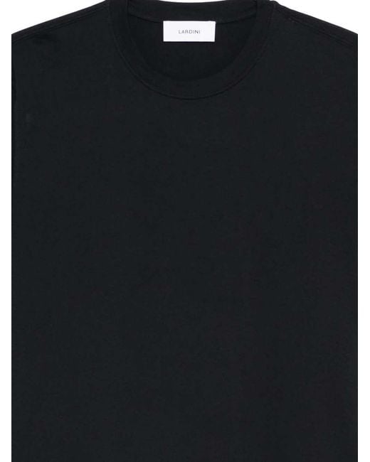 Lardini Black Crewneck T-Shirt for men