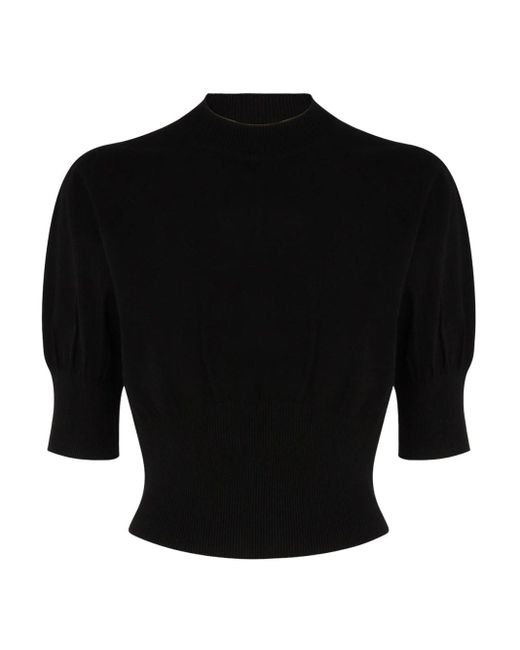 Dries Van Noten "taleen" Sweater In Black Fabric