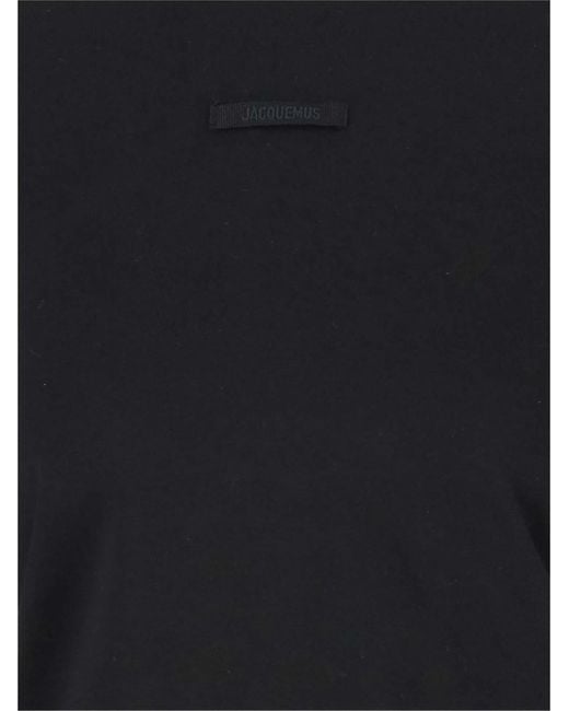 Jacquemus Blue The Grosgrain Logo Top