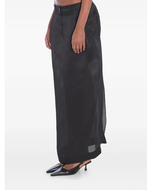 Khaite Black Lucian Skirt