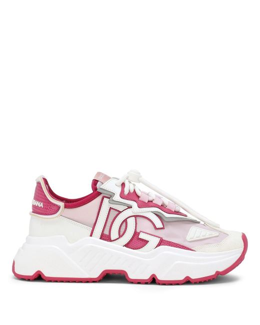 Dolce & Gabbana Pink Day Master Sneakers
