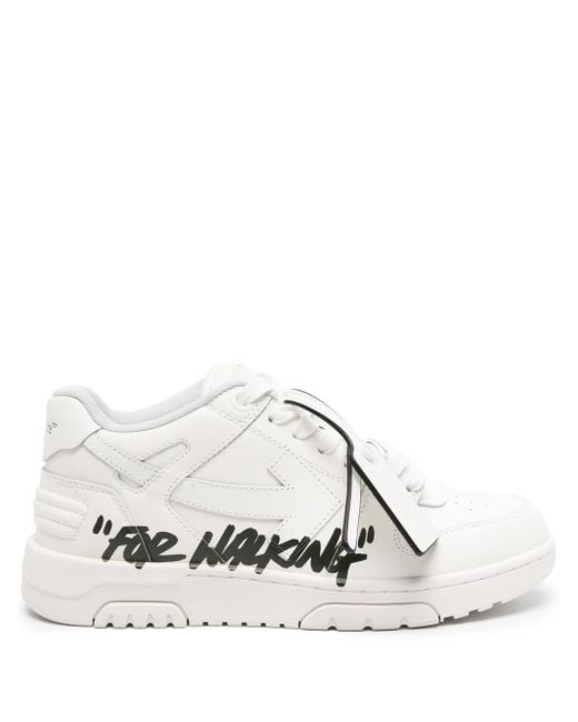 Off-White c/o Virgil Abloh Natural Out Of Office Sneakers For Walking for men