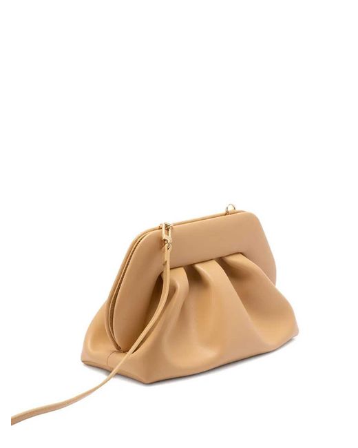 THEMOIRÈ Natural Pochette Media Bios Con Arricciatura