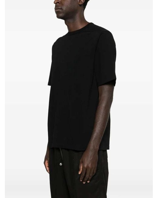 Rick Owens Black Brad T Crew Neck T-Shirt for men