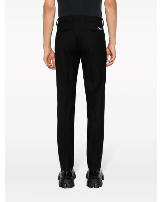 Versace Black Slim Trousers for men