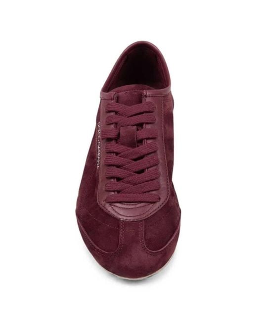 Dolce & Gabbana Purple Gimondi Plus Leather Sneakers for men