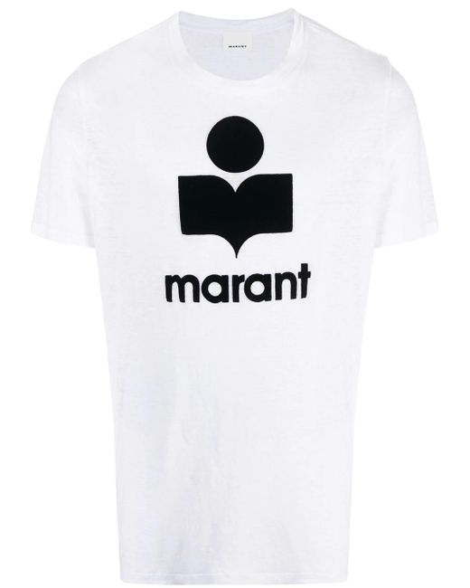 Isabel Marant White T-Shirt With Print for men