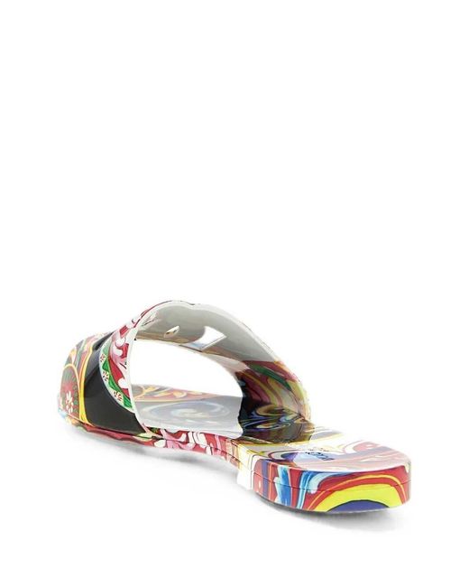Dolce & Gabbana White Beachwear Rubber Beachwear