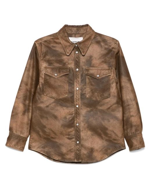 Camicia Karima di Isabel Marant in Brown