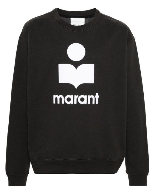Isabel Marant Black Sweatshirt With Print for men