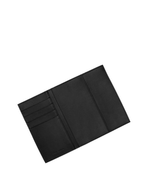 Dolce & Gabbana Black Bi-Fold Wallet With Print for men