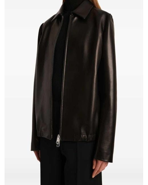 Khaite Black Jackson Zip Jacket
